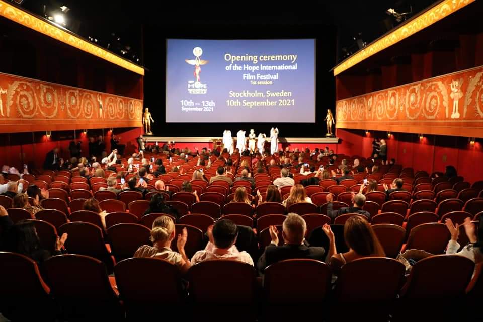 بالصور افتتاح مبهر لمهرجان الأمل السينمائي الدولي الأول في ستوكهولم