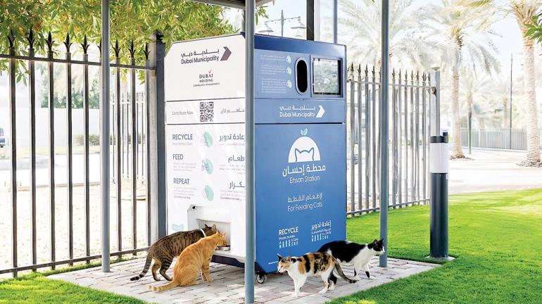 دبي تطلق “محطات إحسان” الذكية… مبادرة إنسانية لإطعام الحيوانات بروح مستدامة