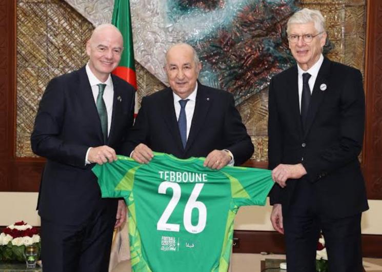 استقبال إنفانتينو في الجزائر يثير موجة تفاعل ويتصدر “ترند” السخرية في أوروبا